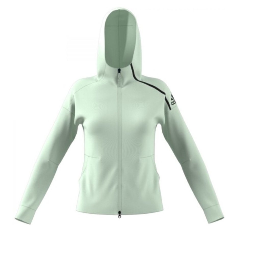 Adidas mint green hoodie jacket size xl